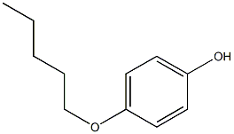 PARA-(PENTYLOXY)PHENOL 化学構造式