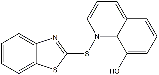 MONOLINYLMERCAPTOBENZOTHIAZOLE Structure