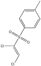 1,2-DICHLOROVINYL-PARA-TOLYLSULPHONE Struktur