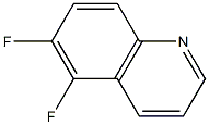 5,6-ジフルオロキノリン 化学構造式