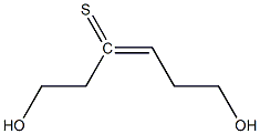 1,2-BIS(2-HYDROXYETHYL-1-THIO)ETHYLENE,,结构式