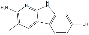 7-HYDROXY-2-AMINO-3-METHYL-9H-PYRIDO(2,3-B)INDOLE