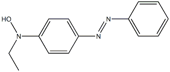 N-HYDROXY-N-ETHYL-4-AMINOAZOBENZENE,,结构式