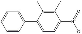 2,3-DIMETHYL-4-NITROBIPHENYL 结构式