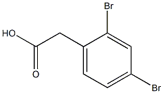 2,4-DIBROMOPHENYLACETATE Structure