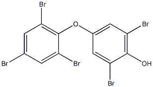 2,6-DIBROMO-4(2,4,6-TRIBROMO-PHENOXY)PHENOL Struktur