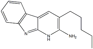 2-AMINO-3-PENTYLPYRIDO[2,3-B]INDOLE