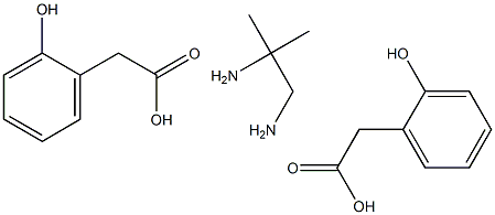 DIMETHYLETHYLENEDIAMINEDI(2-HYDROXYPHENYLACETATE) 化学構造式