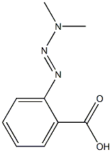 1-(2-CARBOXYPHENYL)-3,3-DIMETHYLTRIZAENE 化学構造式