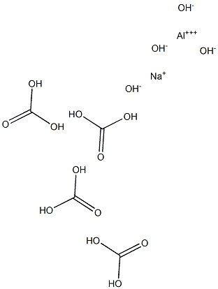 SODIUMALUMINIUMCARBONATEHYDROXIDE Struktur