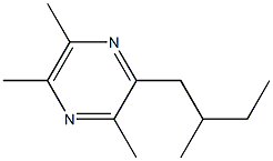 3,5,6-TRIMETHYL-2-(2-METHYLBUTYL)PYRAZINE,,结构式