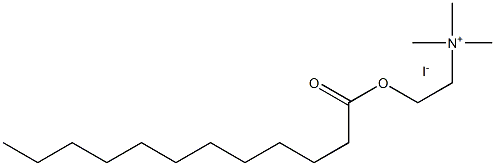 LAUROYLCHOLINEIODIDE 化学構造式