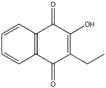 2-HYDROXY-3-ETHYL-1,4-NAPHTOQUINONE,,结构式