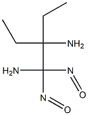 DINITROSODIETHYLETHYLENEDIAMINE 化学構造式