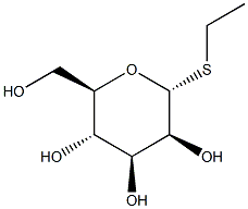 Ethyl 1-thio-a-D-mannopyranoside,,结构式