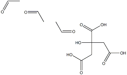 三乙基柠檬酸盐,,结构式