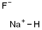 HYDROGEN SODIUM FLUORIDE 化学構造式