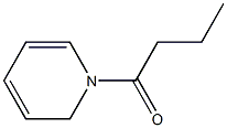 1,2-Dihydropyridine, 1-(1-oxobutyl)- Struktur