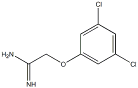 2-(3,5-DICHLOROPHENOXY)ACETAMIDINE Struktur