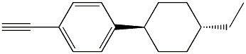 4-(trans-4-Ethylcyclohexyl)phenylacetylene Struktur