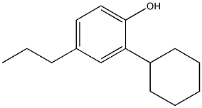 4-trans-n-Propylcyclohexylphenol 结构式