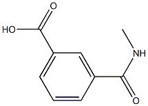 3-甲氨羰基苯甲酸, , 结构式