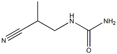 2-氰丙酰脲,,结构式