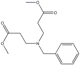 3,3-(苄基亚氨基)二丙酸二甲酯,,结构式