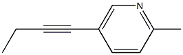 5-but-1-ynyl-2-methyl-pyridine Struktur
