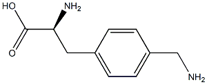 L-4-Aminomethylphenylalanine Struktur