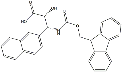 N-Fmoc-(2R,3R)-3-Amino-2-hydroxy-3-naphthalen-2-yl-propanoic acid