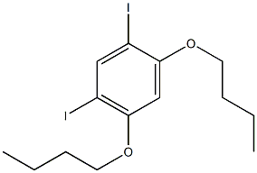 1,5-DIIODO-2,4-DIBUTOXYBENZENE,,结构式