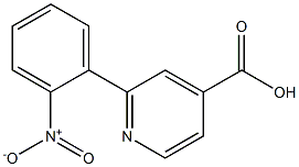 2-(2-Nitrophenyl)-isonicotinic acid 结构式