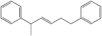 [(E)-6-phenylhex-3-en-2-yl]benzene,,结构式