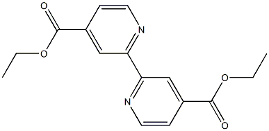 diethyl 2,2'-bipyridine-4,4'-dicarboxylate 结构式