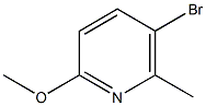 5-Bromo-2-methoxy-6-picoline Structure