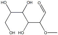 3,4,5,6-tetrahydroxy-2-methoxy-hexanal Structure