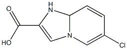 6-chloro-1,8a-dihydroimidazo[1,2-a]pyridine-2-carboxylic acid Struktur