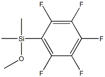 methoxy-dimethyl-(2,3,4,5,6-pentafluorophenyl)silane Structure