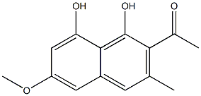 1-(1,8-dihydroxy-6-methoxy-3-methyl-naphthalen-2-yl)ethanone