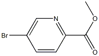 5-Bromo-2-Pyridine carboxylic acid methyl ester 化学構造式