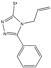 (4-Allyl-5-phenyl-4H-[1,2,4]triazol-3-ylsulfanyl)- 化学構造式