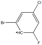 2-Bromo-4-chloro-6-fluorophenyl Structure