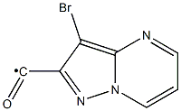 3-Bromo-pyrazolo[1,5-a]pyrimidine-2-carbonyl,,结构式