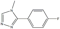 5-(4-Fluoro-phenyl)-4-methyl-4H-[1,2,4]triazole-