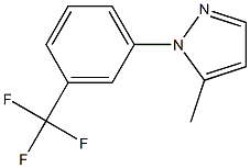 5-Methyl-1-(3-trifluoromethyl-phenyl)-1H-pyrazole- Structure