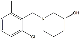 (3R)-1-(2-chloro-6-methylbenzyl)piperidin-3-ol Structure