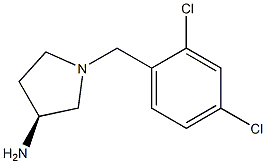 (3S)-1-(2,4-dichlorobenzyl)pyrrolidin-3-amine Struktur