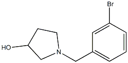 1-(3-bromobenzyl)pyrrolidin-3-ol Structure