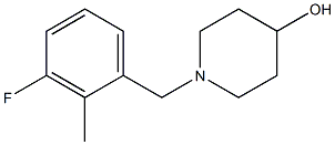 1-(3-fluoro-2-methylbenzyl)piperidin-4-ol Structure